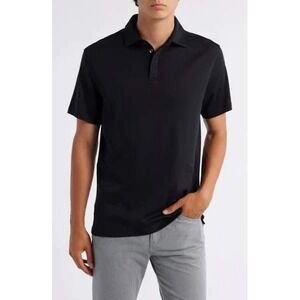 Robert Barakett Black Short‎ Sleeve Polo Shirt Men's Size XL